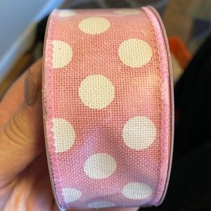 Pink Polka Dot Ribbon